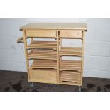 MODERN KITCHEN STORAGE UNIT, WIDTH APPROX 80CM