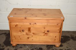 PINE TV STAND/CABINET, WIDTH APPROX 80CM