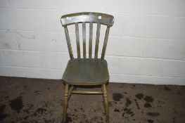 PAINTED KITCHEN CHAIR, HEIGHT APPROX 88CM