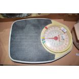 VINTAGE SET OF EKS BATHROOM SCALES