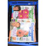 BOX CONTAINING GARDENERS WORLD MAGAZINES