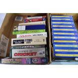 TWO BOXES VARIOUS BOOKS INCLUDING ARTHUR RANSOME SWALLOWS AND AMAZONS SERIES ETC