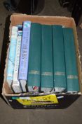 BOX CONTAINING BOUND COPIES "THE KITCHEN GARDEN" TOGETHER WITH OTHER GARDEN INTEREST HARDBACK BOOKS
