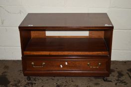 REPRODUCTION MAHOGANY EFFECT TV CABINET, WIDTH APPROX 82CM