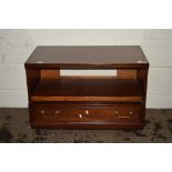 REPRODUCTION MAHOGANY EFFECT TV CABINET, WIDTH APPROX 82CM