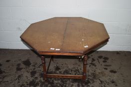 OCTAGONAL TABLE, WIDTH APPROX 107CM