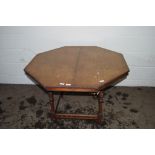 OCTAGONAL TABLE, WIDTH APPROX 107CM