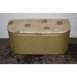 LLOYD LOOM STYLE OTTOMAN