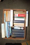 BOX CONTAINING VARIOUS BOOKS, COOKERY INTEREST ETC