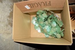 BOX CONTAINING VINTAGE LIGHT FITTING