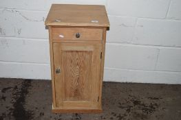 SMALL MODERN PINE POT CUPBOARD, APPROX 38CM