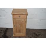 SMALL MODERN PINE POT CUPBOARD, APPROX 38CM