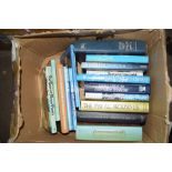 BOX CONTAINING VARIOUS HARDBACK AND OTHER BOOKS INCLUDING FAMILY GUIDE TO ALTERNATIVE MEDICINE,