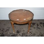 SMALL OCCASIONAL TABLE, APPROX 57CM DIAM