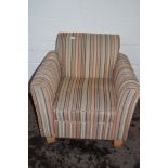 MID TO LATE 20TH CENTURY ARMCHAIR, WIDTH APPROX 79CM