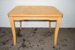 SMALL MODERN KITCHEN TABLE, APPROX 85 X 110CM