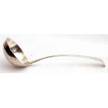 George III silver soup ladle, Old English pattern, London, 1798, maker's mark Soloman Houghman, 28cm