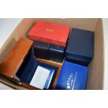 BOX CONTAINING BOXES FOR ROTARY WRIST WATCHES
