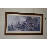 PAIR OF FRAMED PRINTS "THE SLIDE" AND "FOOT BALL", BOTH AFTER THOMAS WEBSTER (ENGRAVED GRAVES),