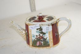 CONTINENTAL PORCELAIN STYLE TEA POT