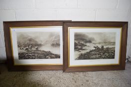 Pr framed Prints of Cattle