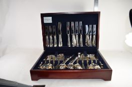 BOXED SET OF PLATED CUTLERY PRODUCED BY UNITED CUTLERS OF SHEFFIELD