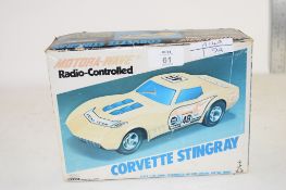 BOXED CORVETTE STINGRAY MODEL, MADE IN JAPAN BY WAKO, RADIO CONTROLLED