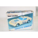 BOXED CORVETTE STINGRAY MODEL, MADE IN JAPAN BY WAKO, RADIO CONTROLLED