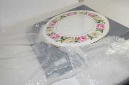 ROYAL WORCESTER CAKE DISH IN THE ROYAL GARDEN ELGAR PATTERN