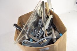 BOX CONTAINING KITCHEN IMPLEMENTS