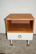 SMALL BEDSIDE CABINET, WIDTH APPROX 46CM