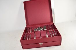 BOX CONTAINING CUTLERY SET BY VINERS