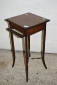 SMALL SQUARE OCCASIONAL TABLE (A/F), APPROX 33CM