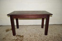 PAINTED WOOD LOW TABLE, APPROX 110CM X 61CM