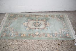 GOOD QUALITY CUT WOOL RUG WITH FLORAL PATTERN