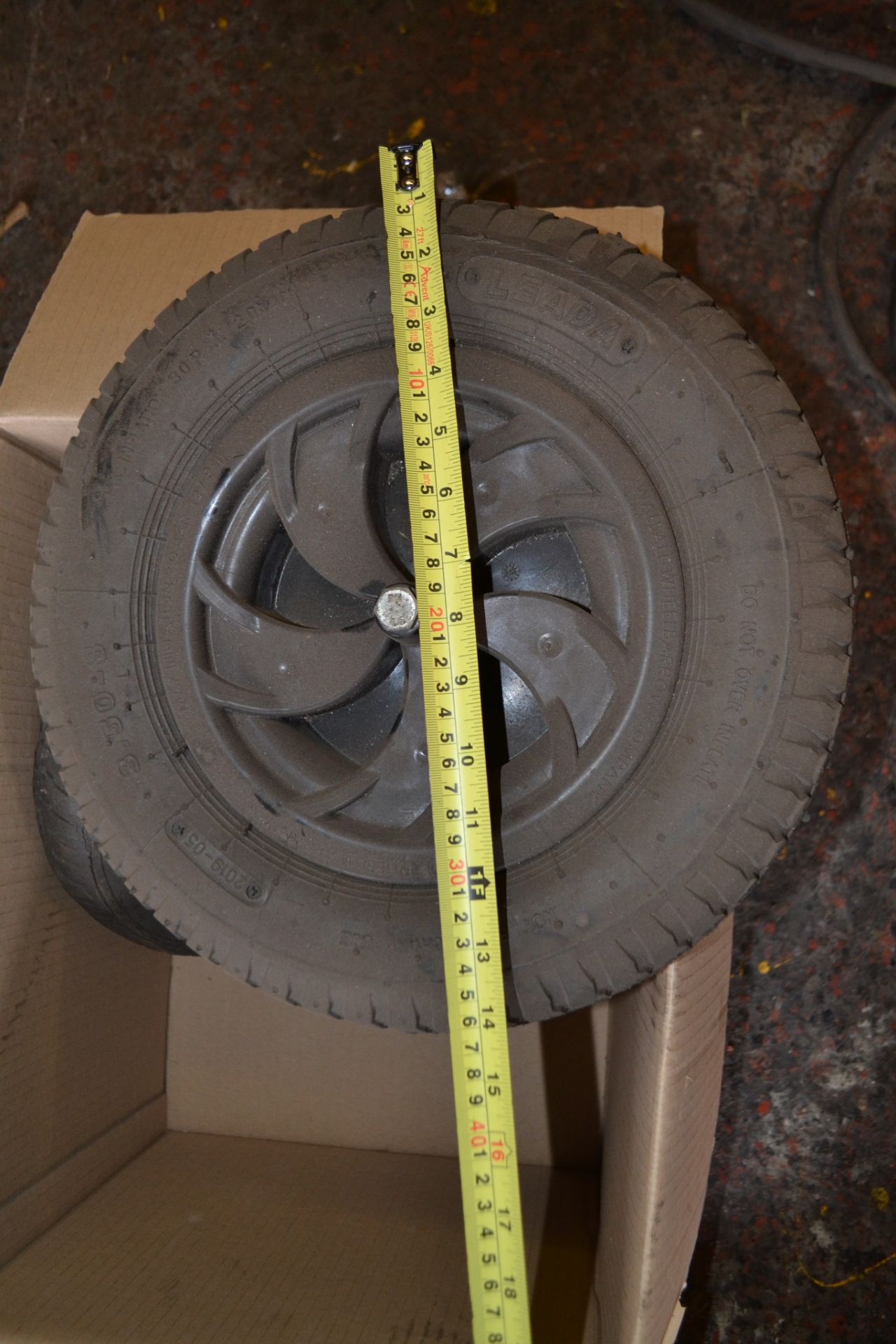 Two pneumatic tyres, 37cm diam - Image 2 of 2