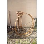 LARGE STEEL ARMILLARY H APPROX 205CM