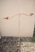 DECORATIVE COUNTER BALANCING BIRDS ON STEM H 118CM W 95CM