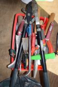 QTY VARIOUS GARDENING TOOLS