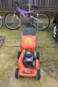 FLYMO PETROL LAWN MOWER