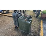 Three various Jerry Cans