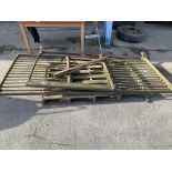 Pair of vintage iron gates