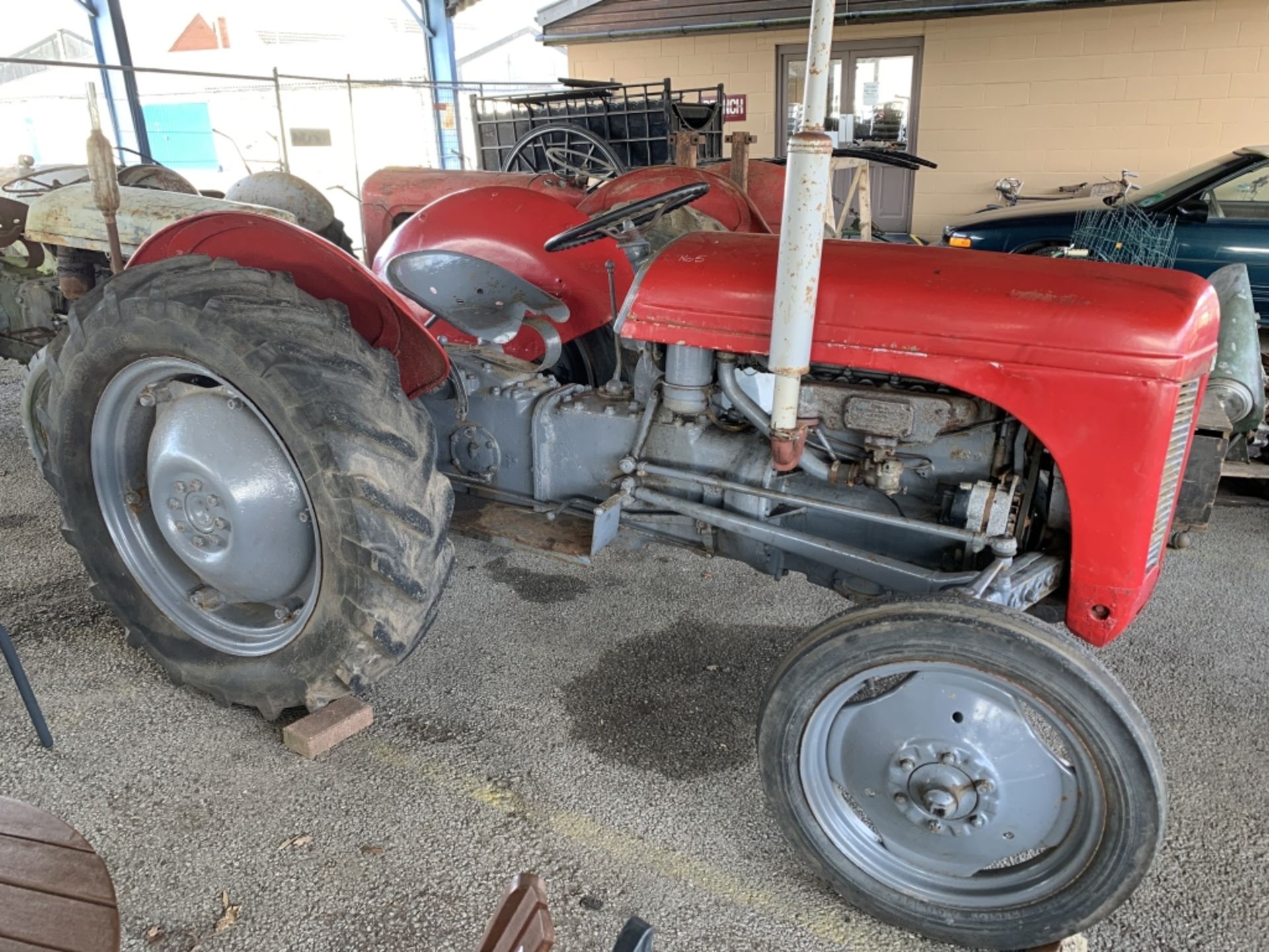 Vintage Ferguson Tractor Seen running