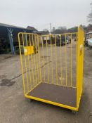 WHEELED FLIGHT CAGE APPROX H185 X W140 X D 90 CM