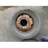 Vintage Lorry Wheel & Tyre