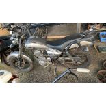 Zantes Moonraker 125-3R Motorcycle 65 reg with log book, sold a/f