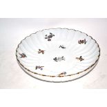 Meissen dish decorated with floral sprays in Marcolini style, 19cm diam