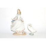 Lladro model of a lady and gentleman in repose (2)