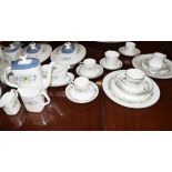 Extensive Royal Doulton dinner and tea service in the Pastoral pattern, circa 1970s, comprising