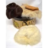 Boxed ladies fur hat